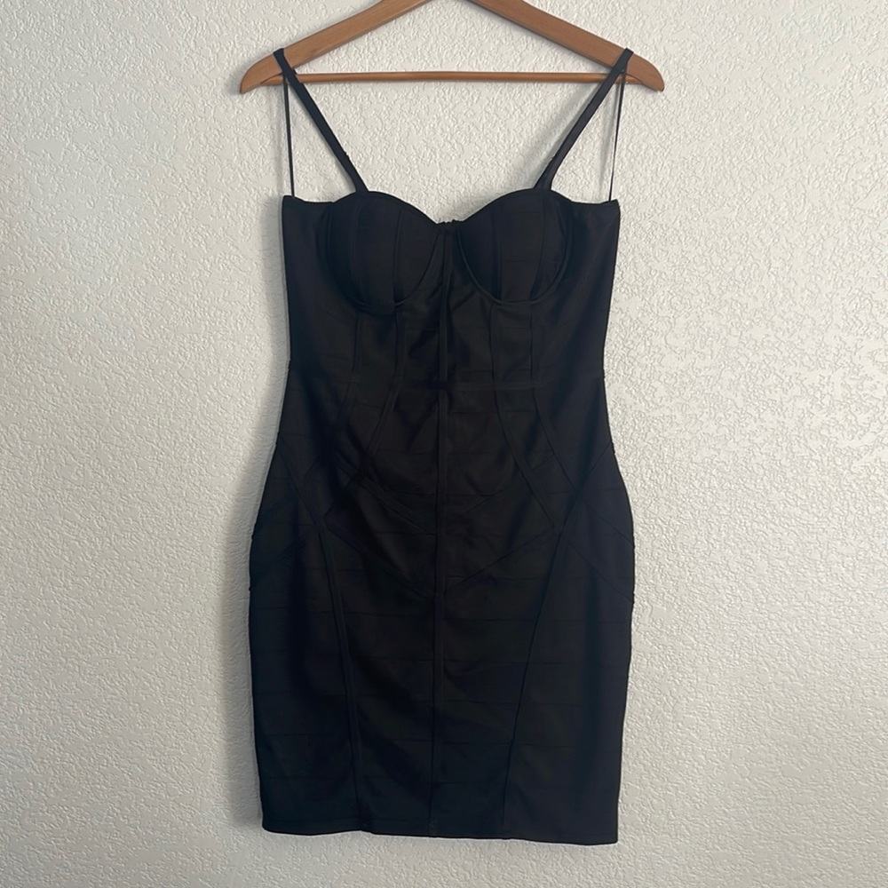 NWOT! Bandage Style Black Body-conDress, Size L